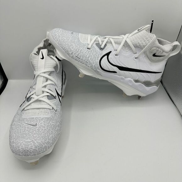 Nike Alpha Huarache NXT White Cleats DJ6517-100 size 8,9,9.5,10,10.5,11,12,13,14 - Picture 1 of 6
